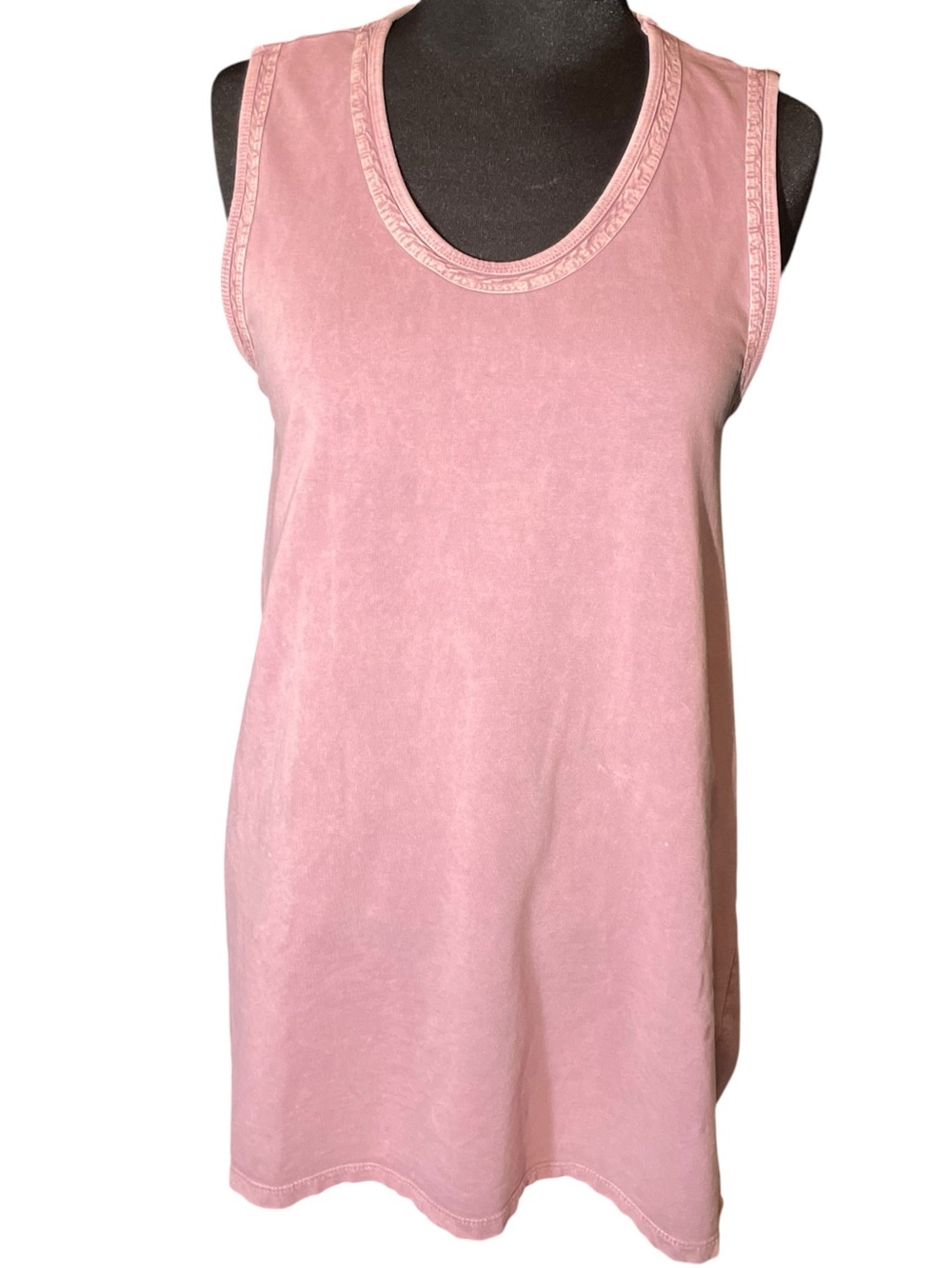 Altar'd State Mineral Wash Mauve/Pink Sleeveless Tank Top Tunic Womens Size Med